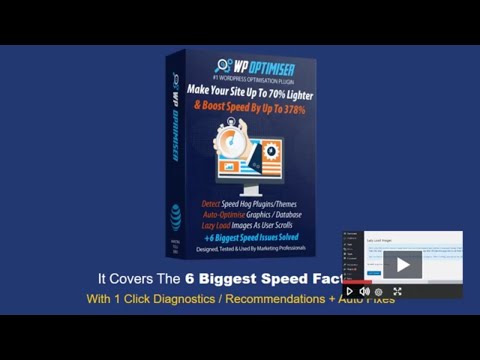 WP Optimiser WordPress page load speed optimization & image compression plugin