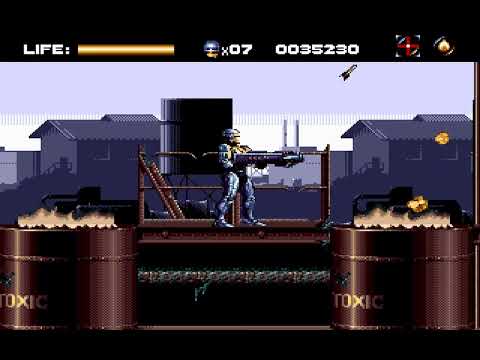 (RE-UPLOADED) (HD) Robocop Vs The Terminator (Genesis/MegaDrive) NO DAMAGE NO SAVESTATES RUN