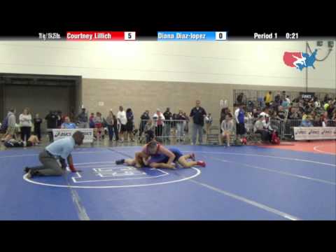 FILA Cadet 70 kg / 154.25 lbs. - Courtney Lillich vs. Diana Diaz-lopez