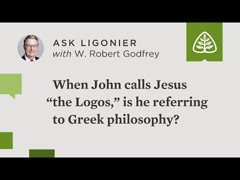When John calls Jesus "the Logos," is he referring to Greek philosophy?