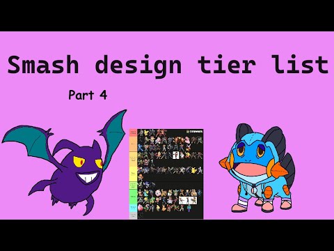 Smash Bros Design Tier List part 4 (SSB4)