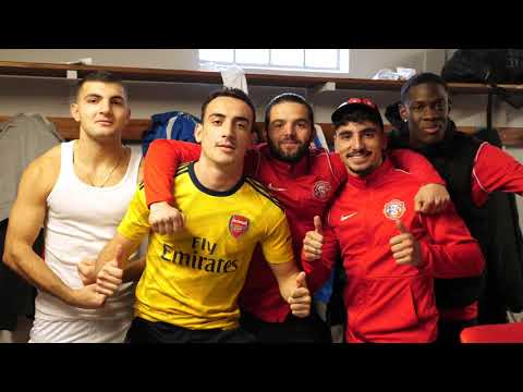 Inside vestiaire As Montchat  match de CDF contre Sochaux-Montbéliard