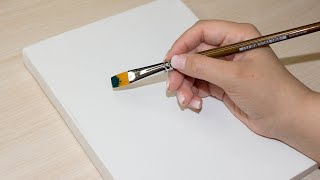 How to paint a tranquil lake scenery step by step 🏞