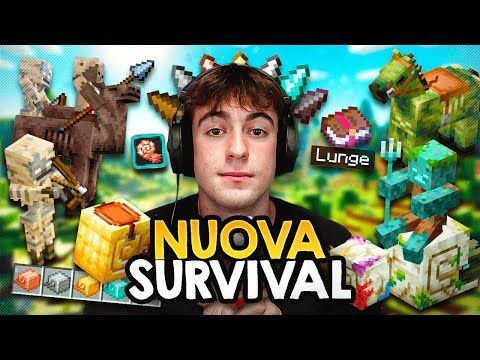 NUOVA CASA NUOVA SURVIVAL!! PROVIAMO l'AGGIORNAMENTO di MINECRAFT ITA