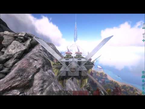 ARK WARS - Zaity Builds X-Wing in Ark:Survival Evolved