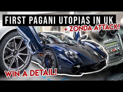 THREE Paganis at Topaz - First Utopias and Zonda 760! + Win a Level 2 Detail!