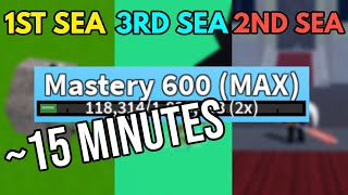 HOW TO GET MASTERY FAST IN ALL SEAS (Never to be gotten advice) | Roblox Blox Fruits
