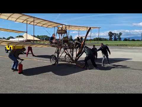 Deuxième démarrage du Dufaux 4 type « traversée du Léman »