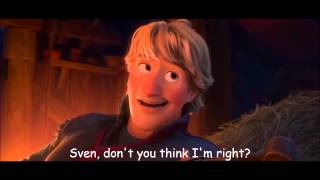 Frozen - Reindeers Are Better Than People Lyrics/ Sing-along
