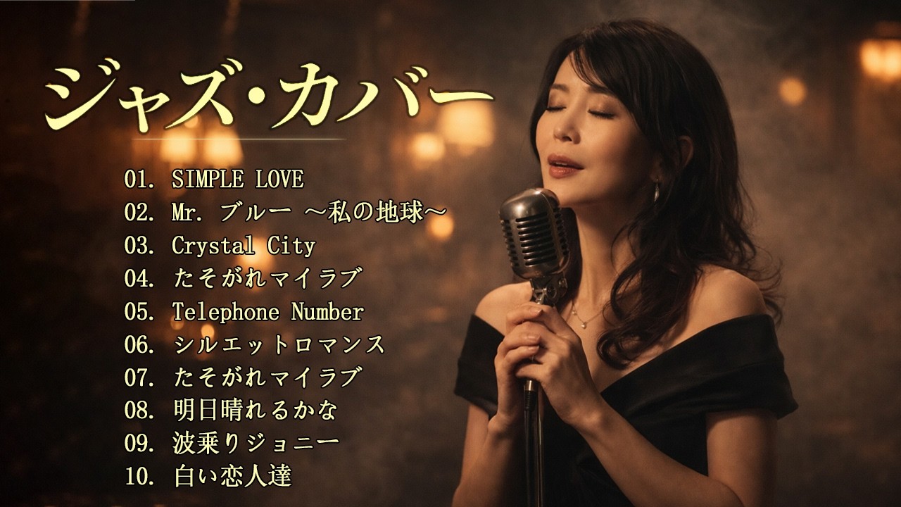 八神純子・松原みき・大橋純子・桑田佳祐｜夜に溶けるシティポップ×ジャズ 🎷 懐かしの名曲カバー集