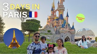 3-day trip to Paris 🇫🇷 | ಕೊಪ್ಪಳ ಕುಟುಂಬದ ಪ್ಯಾರಿಸ್‌ ಪ್ರವಾಸ | Disneyland | 🇮🇳 Family Trip with kids