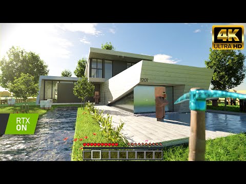 Minecraft but REAL RTX ON (4K)