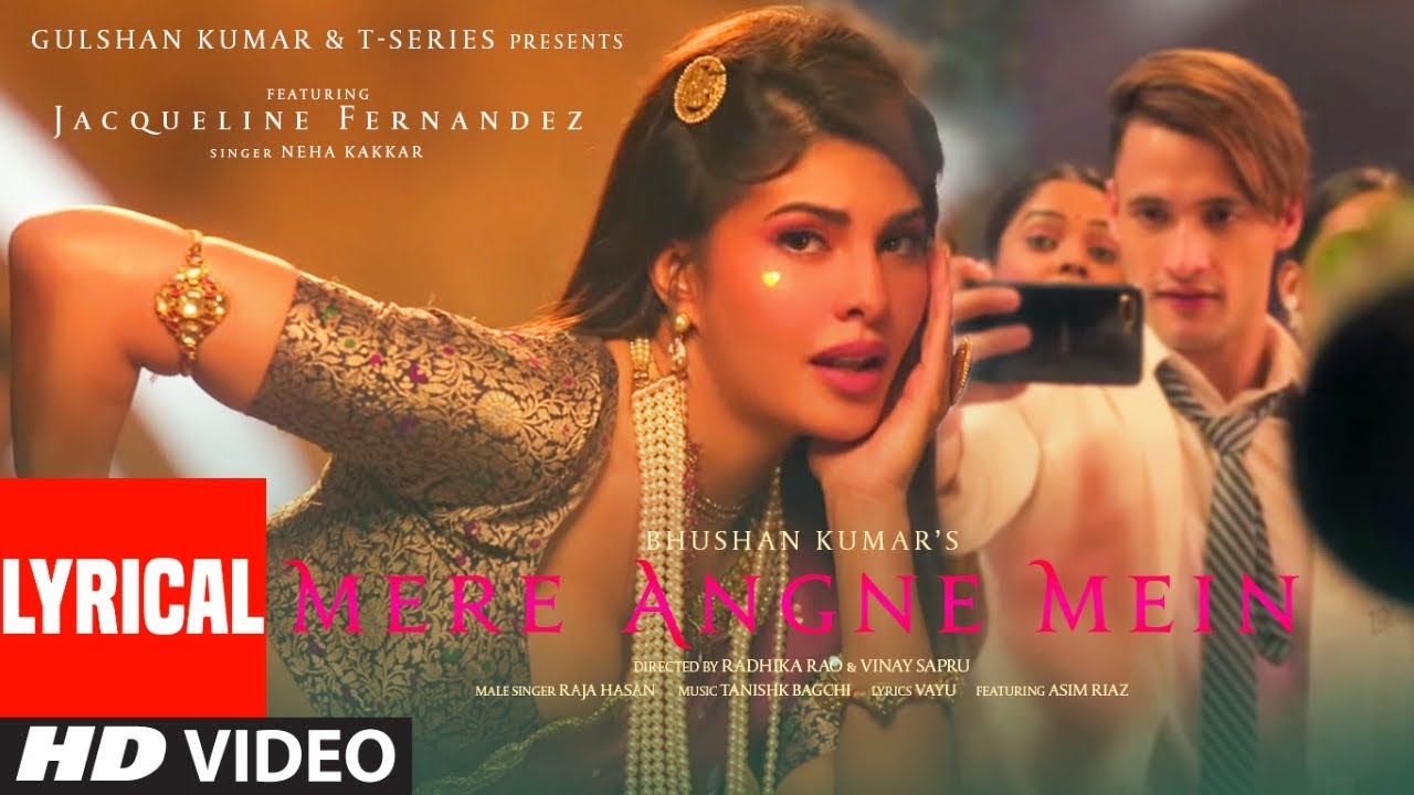 Neha Kakkar Mere Angne Mein Song Lyrics in hindi Latest