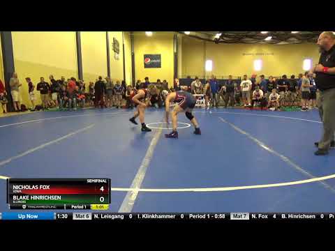 Schoolboy 110 Nicholas Fox Iowa Vs Blake Hinrichsen Illinois