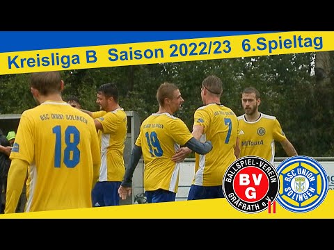 BV Gräfrath II - BSC Union Solingen Highlights | Kreisliga B, 6. Spieltag 2022/23