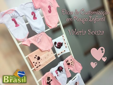 Programa Arte Brasil - 30/01/2015 - Valéria Souza - Fast Patch em Roupa Infantil