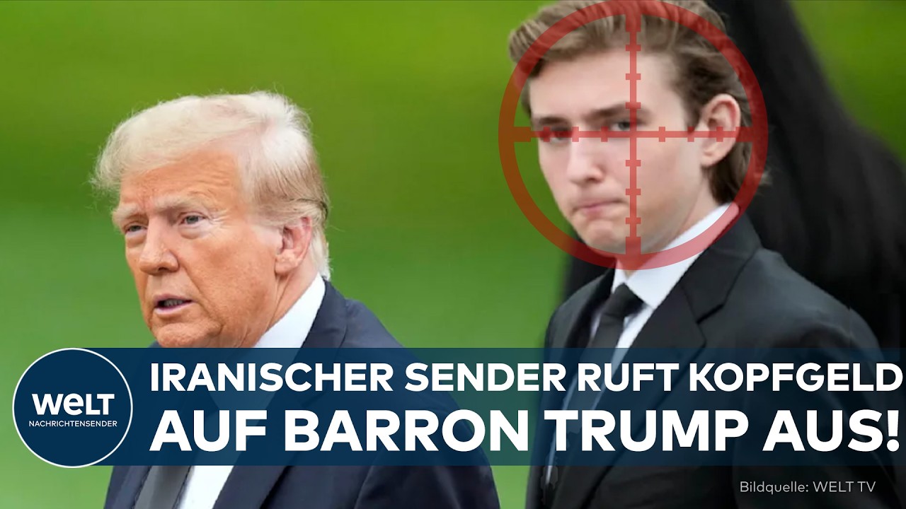 KOPFGELD AUF TRUMP-SOHN: Iran nimmt Barron Trump ins Visier! Millionen-Kopfgeld im Staats-TV!