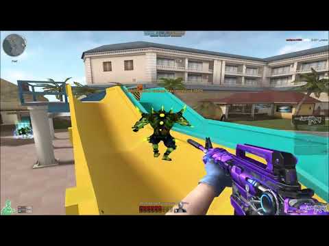 Crossfire NA 2.0 : M4A1 Iron Blue-Graviton Hammer-영웅 모드 X-좀비 V4