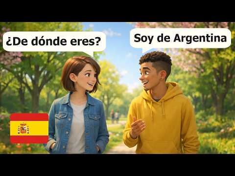 25 Minutes of Easy Spanish Dialogues (A1-A2 Level) Daily Spanish Dialogues
