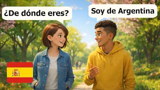 25 Minutes of Easy Spanish Dialogues (A1-A2 Level) Daily Spanish Dialogues