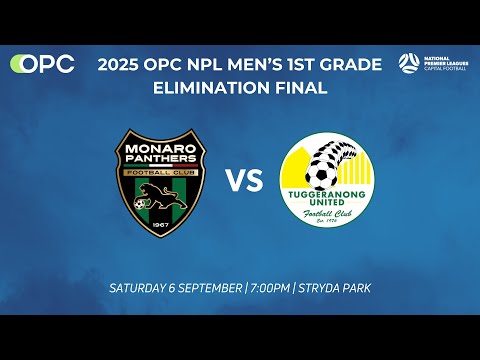 Capital Football OPC NPL Men's 1st Grade Elimination Final - Monaro Panthers vs Tuggeranong United