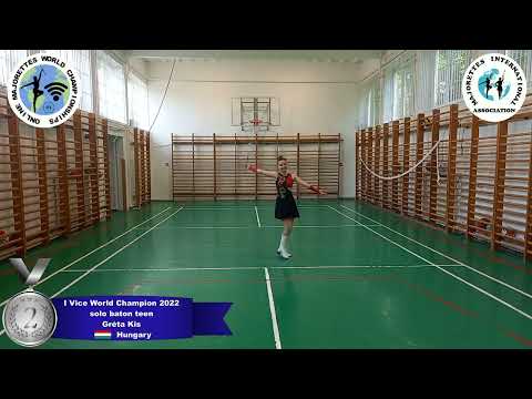 solo baton teen - I Vice World Champion 2022 - Gréta Kis