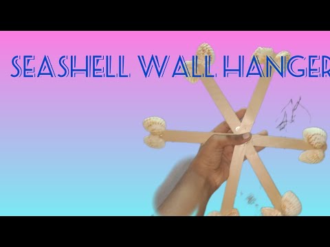 seashell wall hanger #video #craft #seashell #wallhangers