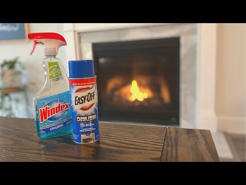 Clean Stubborn Fireplace Glass With These Two Common Household Cleaners