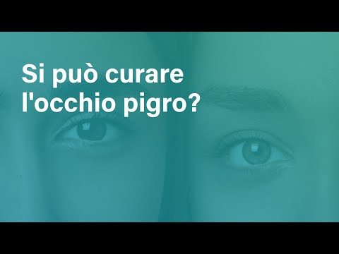 È possibile correggere l'occhio pigro con il laser?