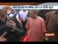 CM Yogi Adityanath arrives in Lucknow to attend full dress rehearsal for Yoga Day celebrations