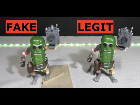 Funko Pop Legit Guide "Real Vs Fake": PICKLE RICK (WITH LASER) #332 – RICK AND MORTY