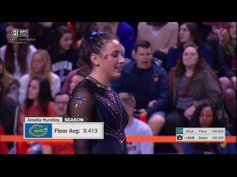 Amelia Hundley (Florida) - Floor Exercise (9.800) - Florida at Auburn 2018