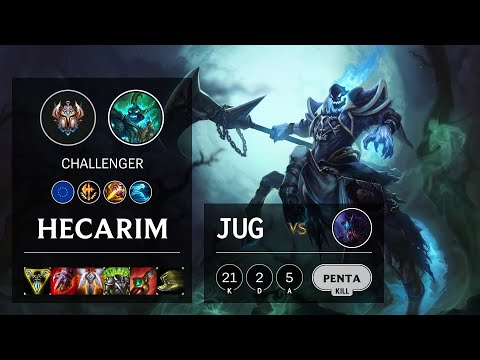 Hecarim Jungle vs Rek'Sai - EUW Challenger Patch 10.16