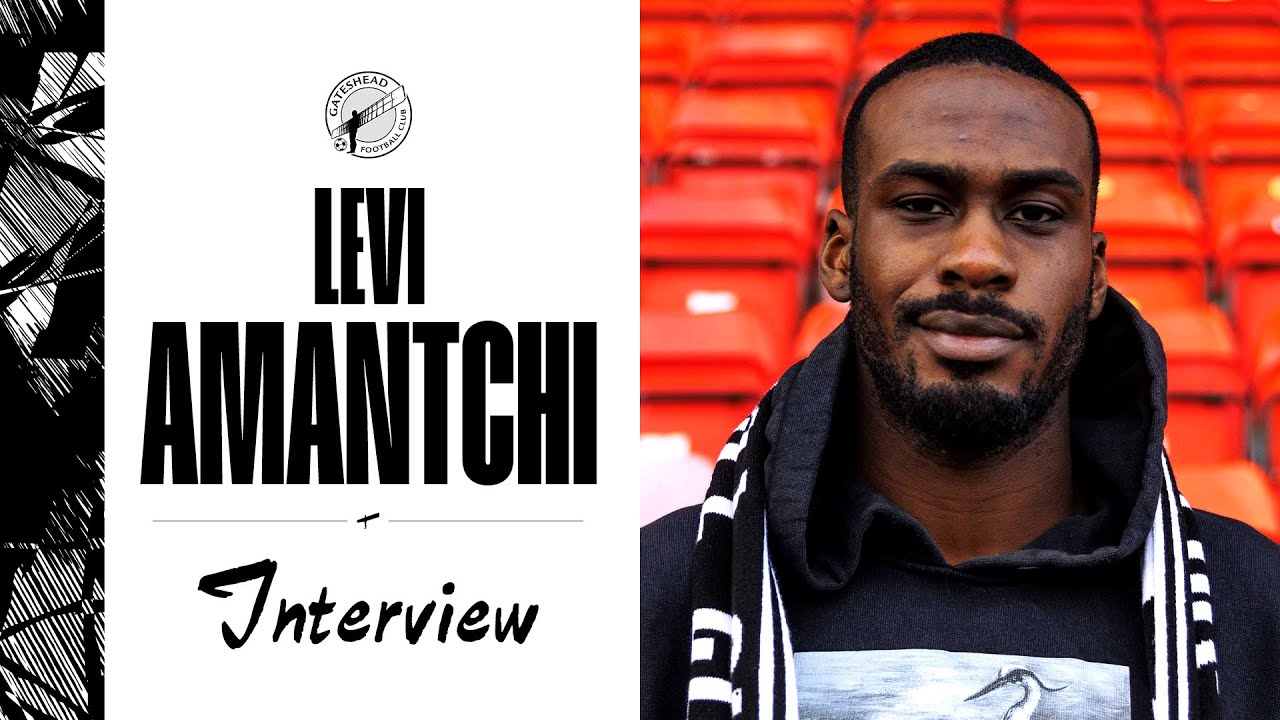 “Good being back home!” 🏡 | Levi Amantchi joins Gateshead | INTERVIEW