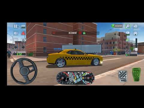Taxi Sim 2022 Evolution: Driving Hypercar with Gullwing Doors - Android gameplay