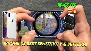 iphone xs max sensitivity pubg | Pubg mobile sensitivity settings 2023 | Best sensitivity for pubg