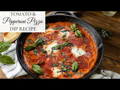 Tomato & Pepperoni Pizza Dip Recipe