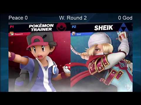 CWA Wifi Weekly 04 - Peace!2 (Pokemon Trainer, Mario, DK) vs God (Sheik, Luigi, Roy) Winners Round 2