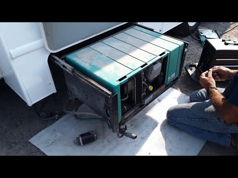 Cummins Onan 4000 generator Hood removal