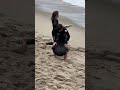 Kid Pees Inside Wetsuit Shorts