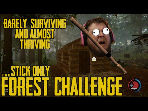 The Forest - Stick Only Challenge! Continued...