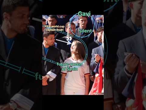 Princess Leonor, Rodri & Gavi—🤗princess confused #royal #leonor_gavi_rodri#fifaworldcup#new.