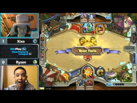 Weplay Hearthstone League Day #5 Xixo vs Ryzen [ENG]