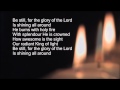 Be Still For The Presence Of The Lord