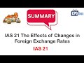 IAS 21 The Effects of Changes in Foreign Exchange Rates summary - still applies in 2024