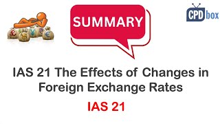IAS 21 The Effects of Changes in Foreign Exchange Rates summary - still applies in 2024