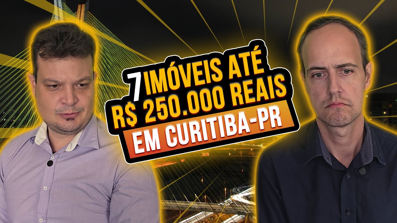7 Imóveis em Curitiba até R$ 250 mil reais!
