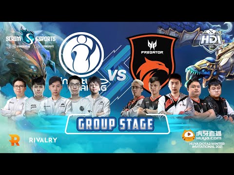 Invictus Gaming vs TNC Predator - Huya Dota2 Winter Invitational 2021 - Group Stage - B02