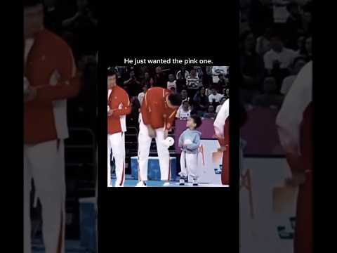 He just wanted the pink one.