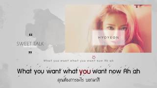 [Karaoke/Thaisub] Girls&#39; Generation (SNSD) - Sweet Talk